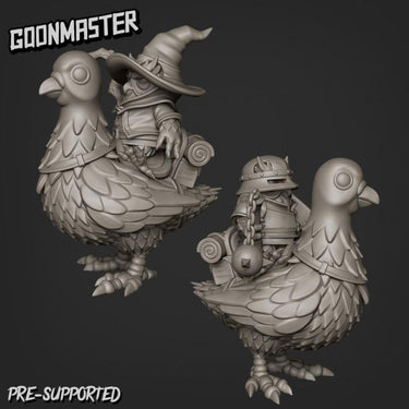Pigeon Mount and Owl Riders
